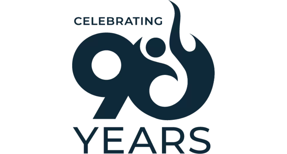 HYL 90 Timeline Webpage 90 Years Logo